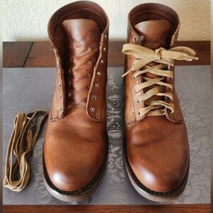 FRYE Men's Prison Combat Brown Boot 12806036